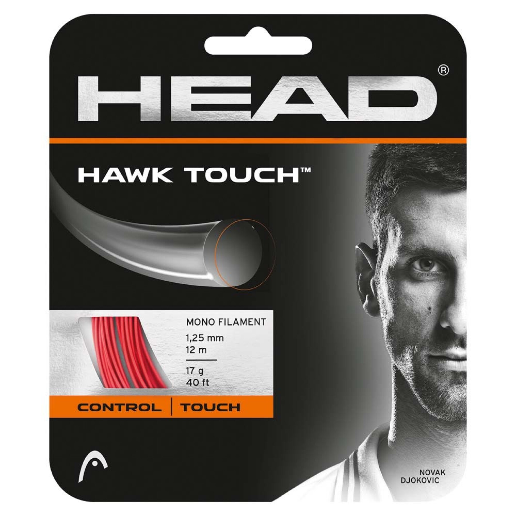 Cuerdas de tenis Head Hawk Touch 12 m