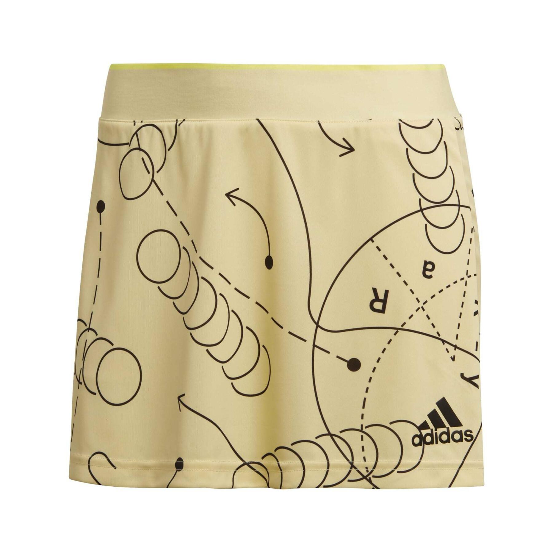 Falda de tenis gráfica adidas