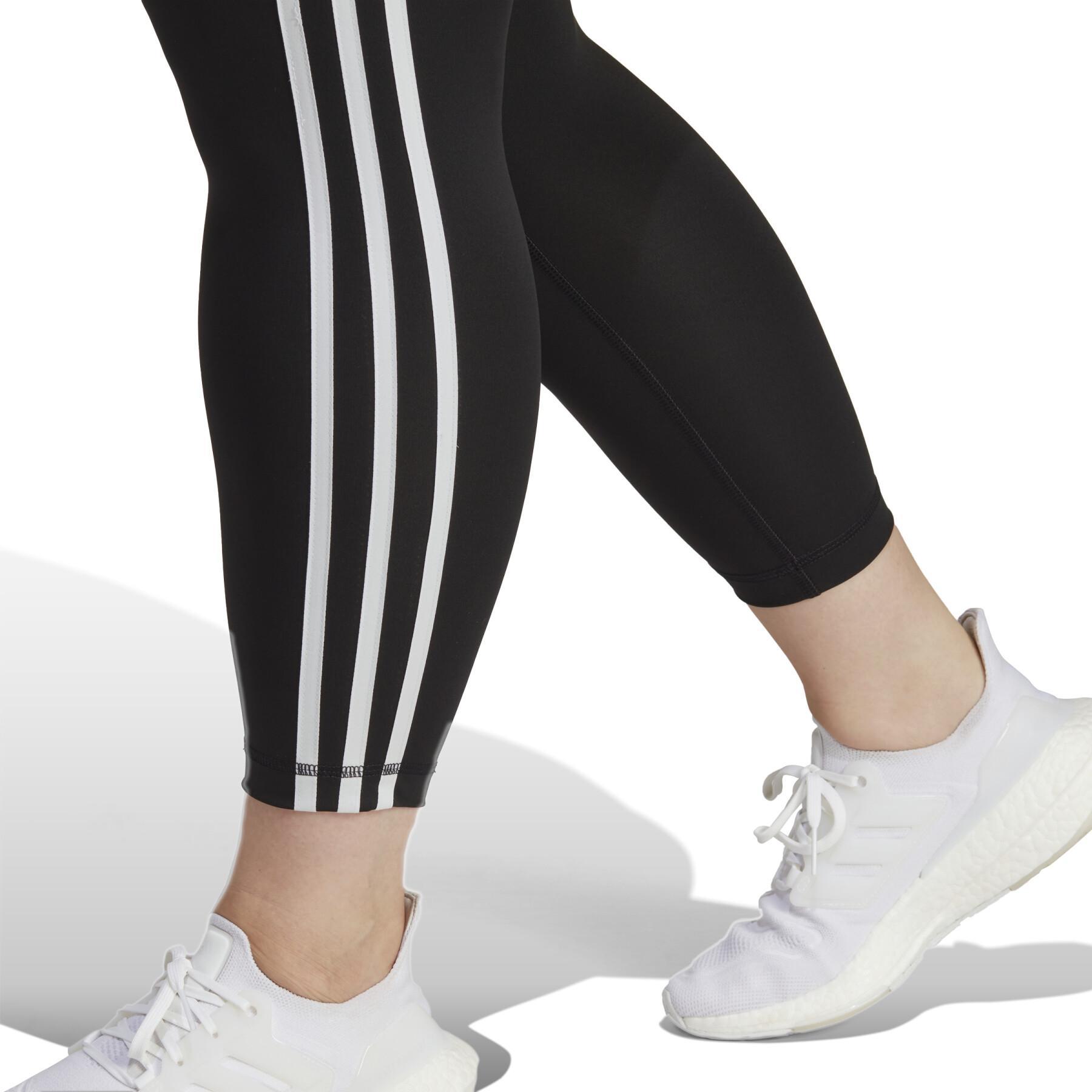 Legging de mujer de cintura alta 7/8 adidas 3-Stripes Essentials (GT)