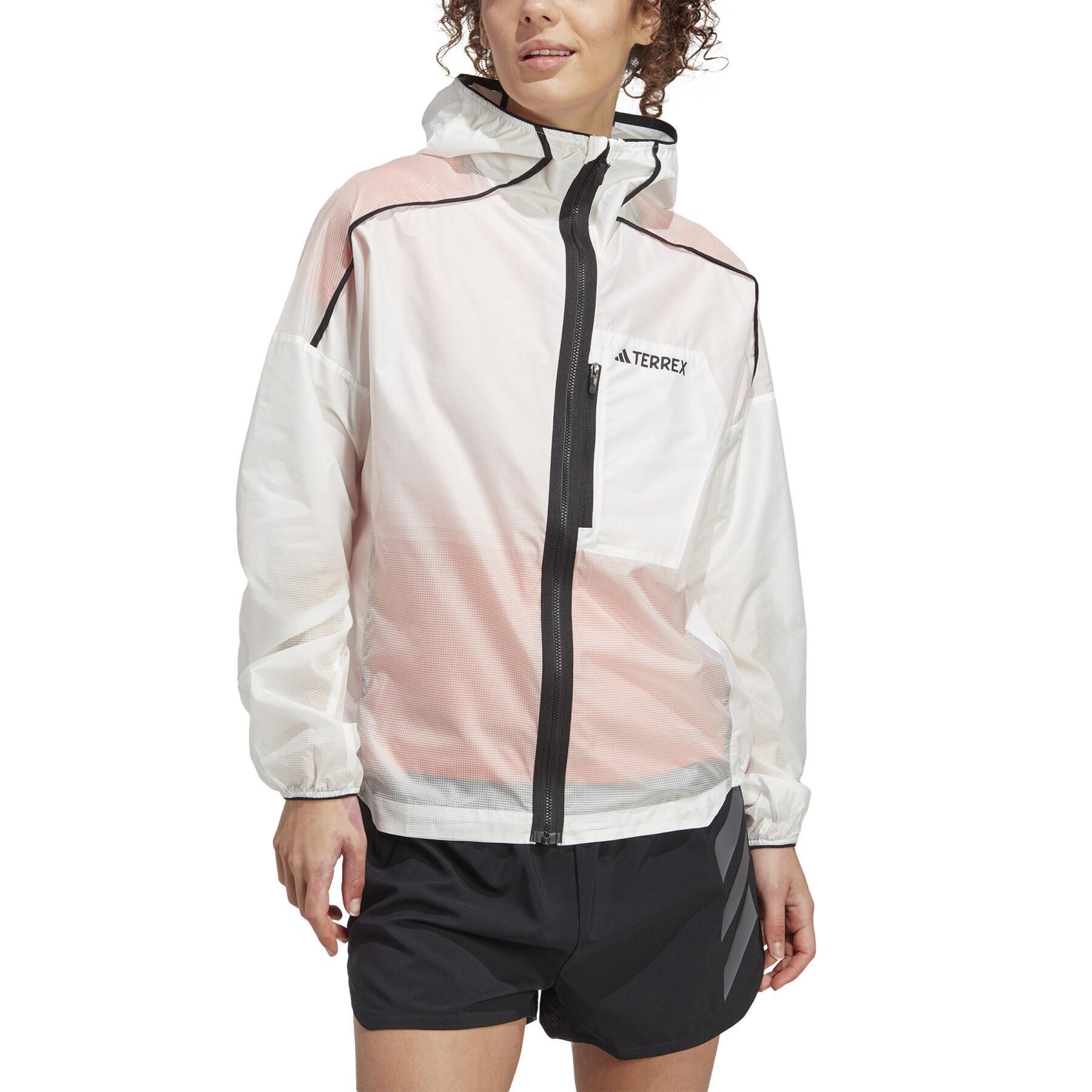 Chaqueta impermeable mujer adidas Terrex Agravic Windweave
