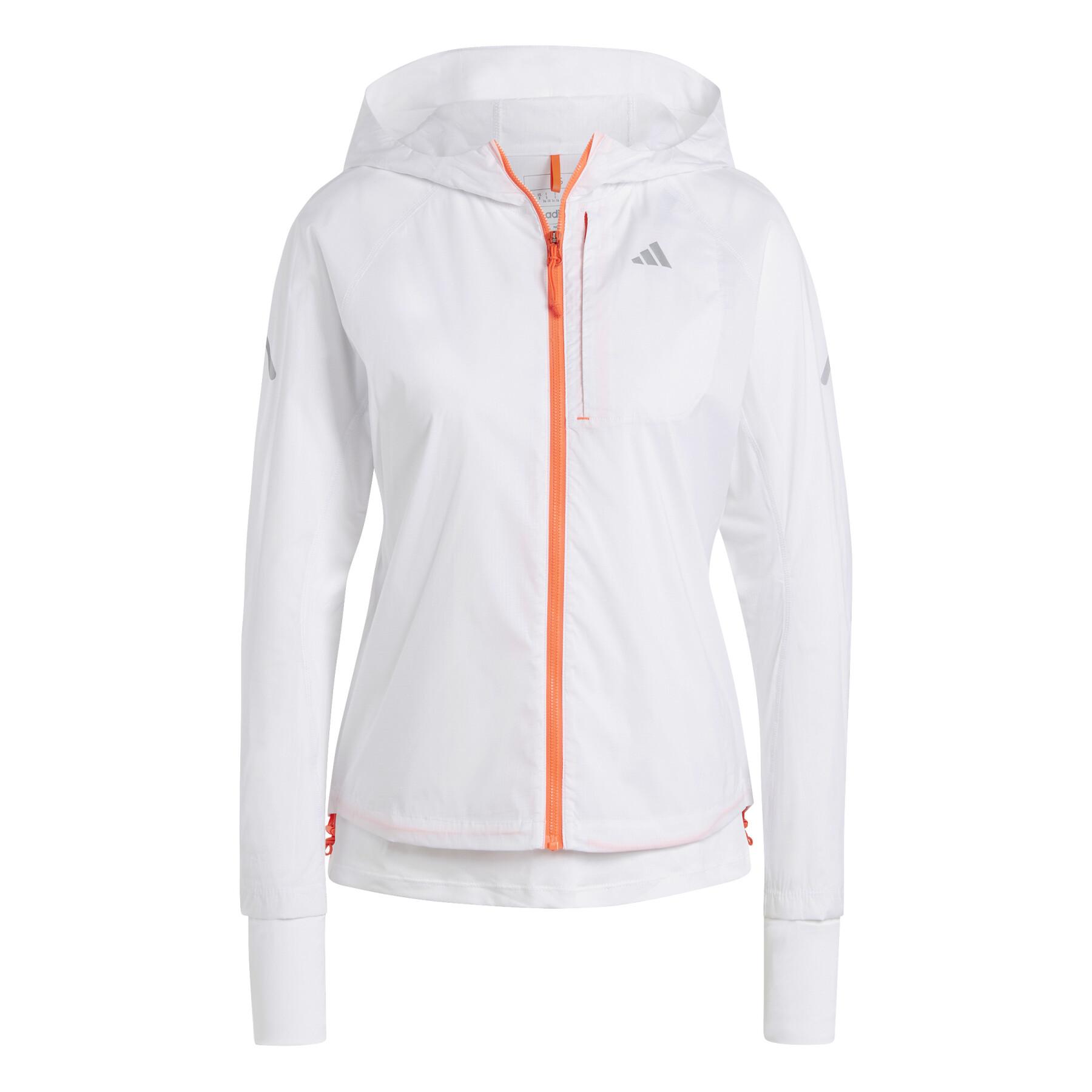 Chaqueta impermeable mujer adidas Fast