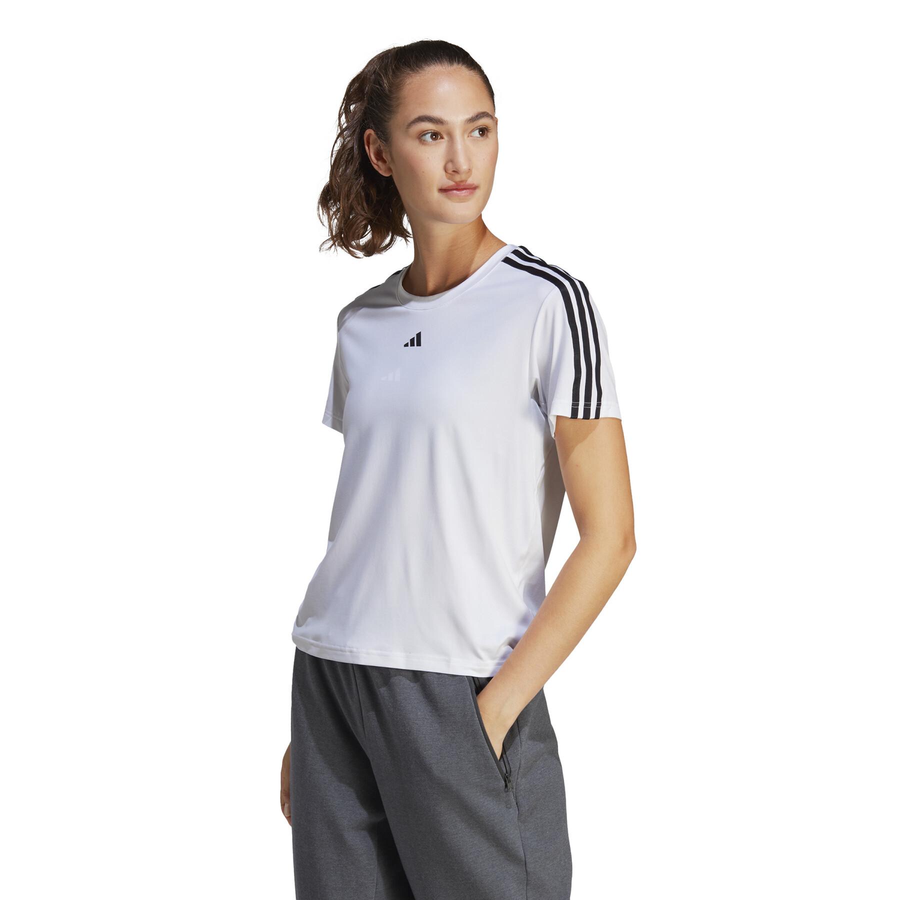 Camiseta de mujer adidas 3-Stripes Aeroready Essentials