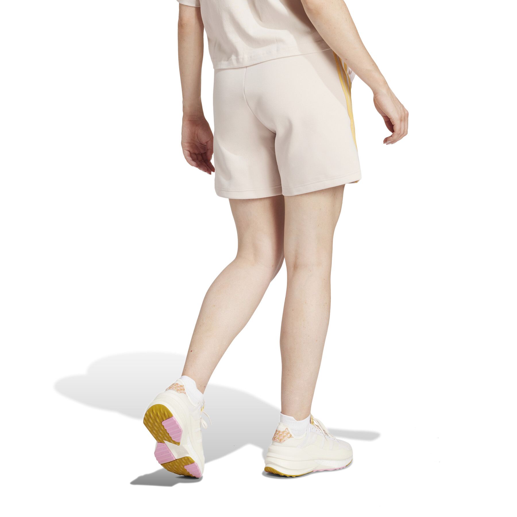 Pantalón corto de 3 rayas para mujer adidas Future Icons