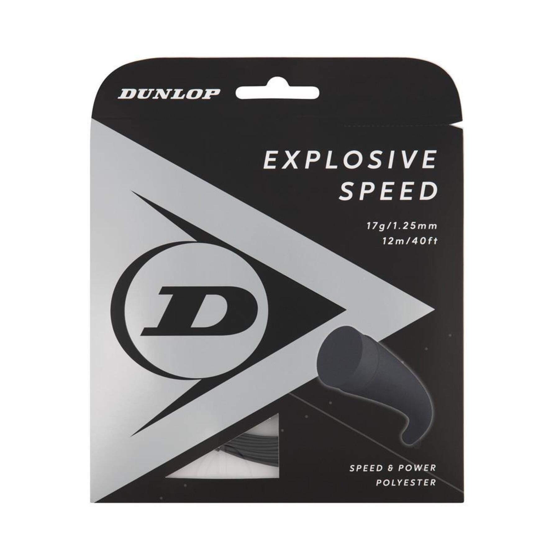 Cuerdas de tenis Dunlop Explosive Speed 17G D 12 m
