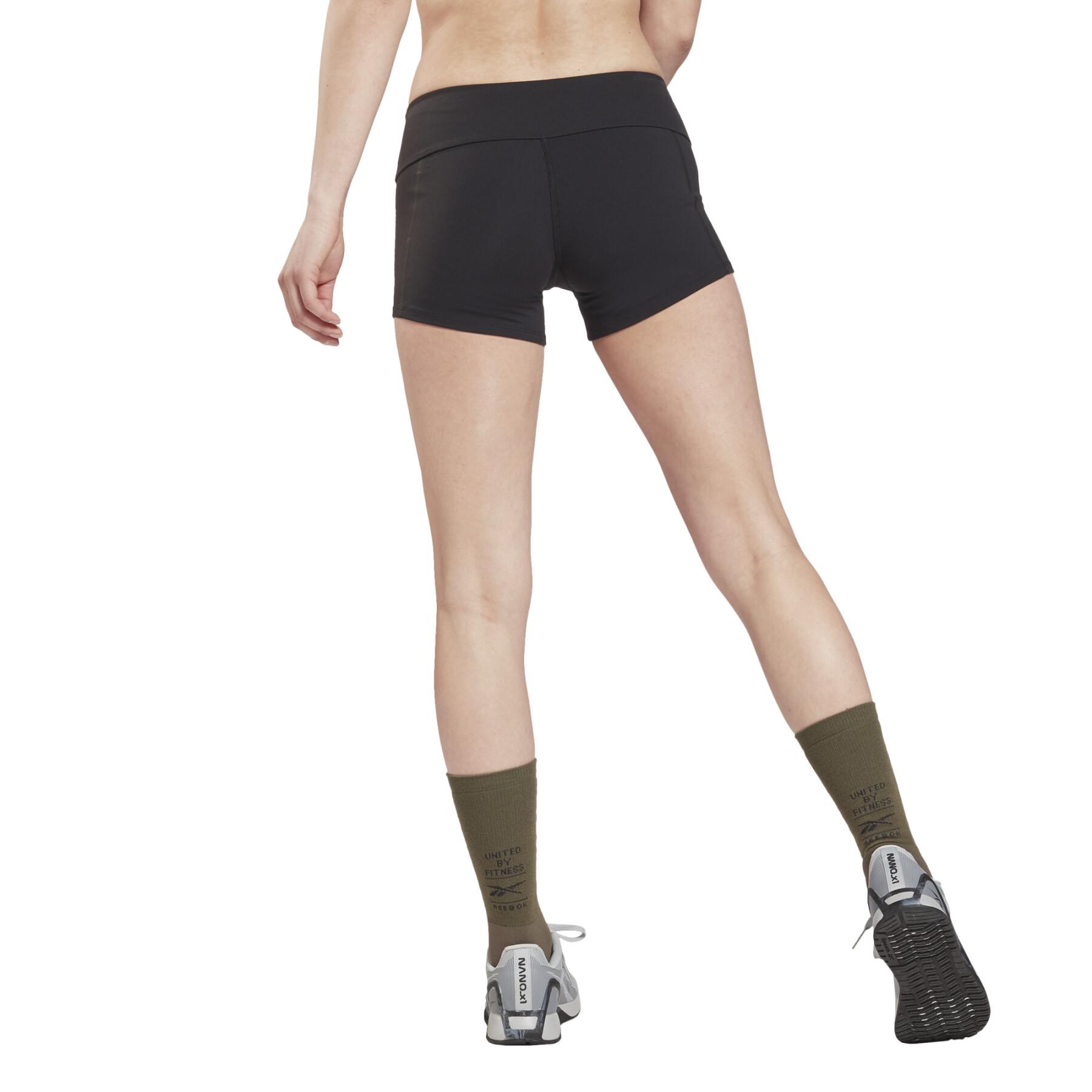 Mini-shorts de mujer Reebok United By Fitness Chase