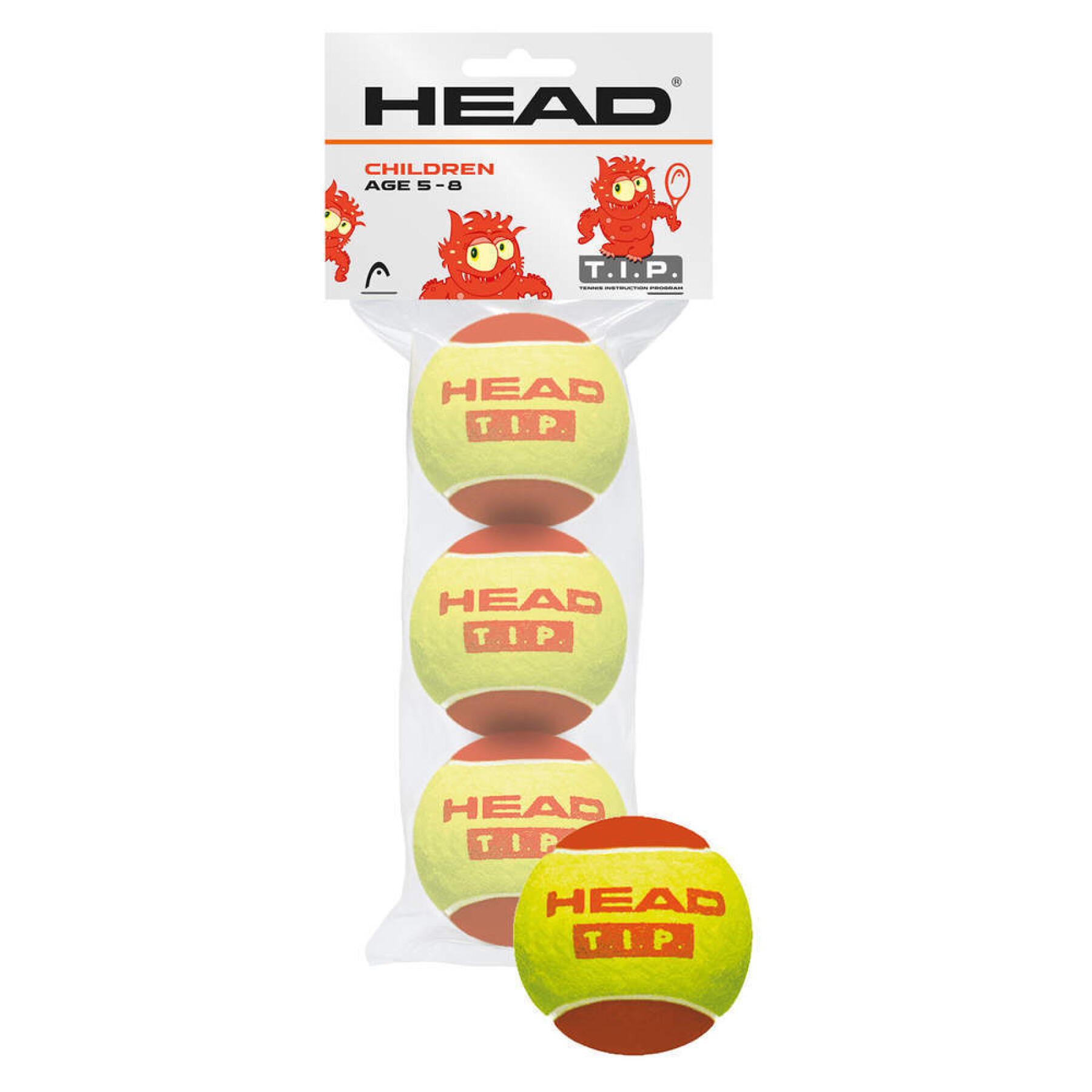 Pelotas de tenis para niños Head T.I.P. (x3)