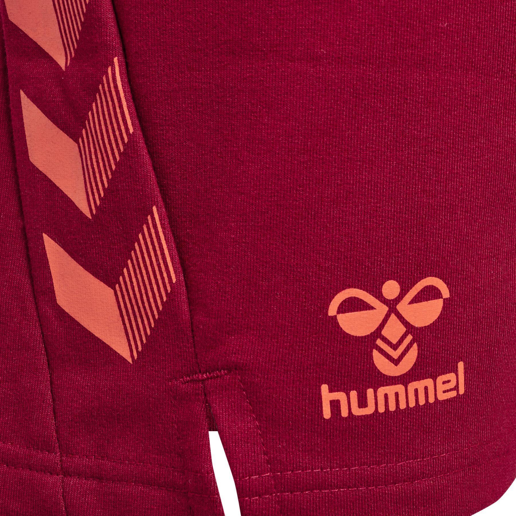 Pantalón corto de algodón para mujer Hummel Off-Grid