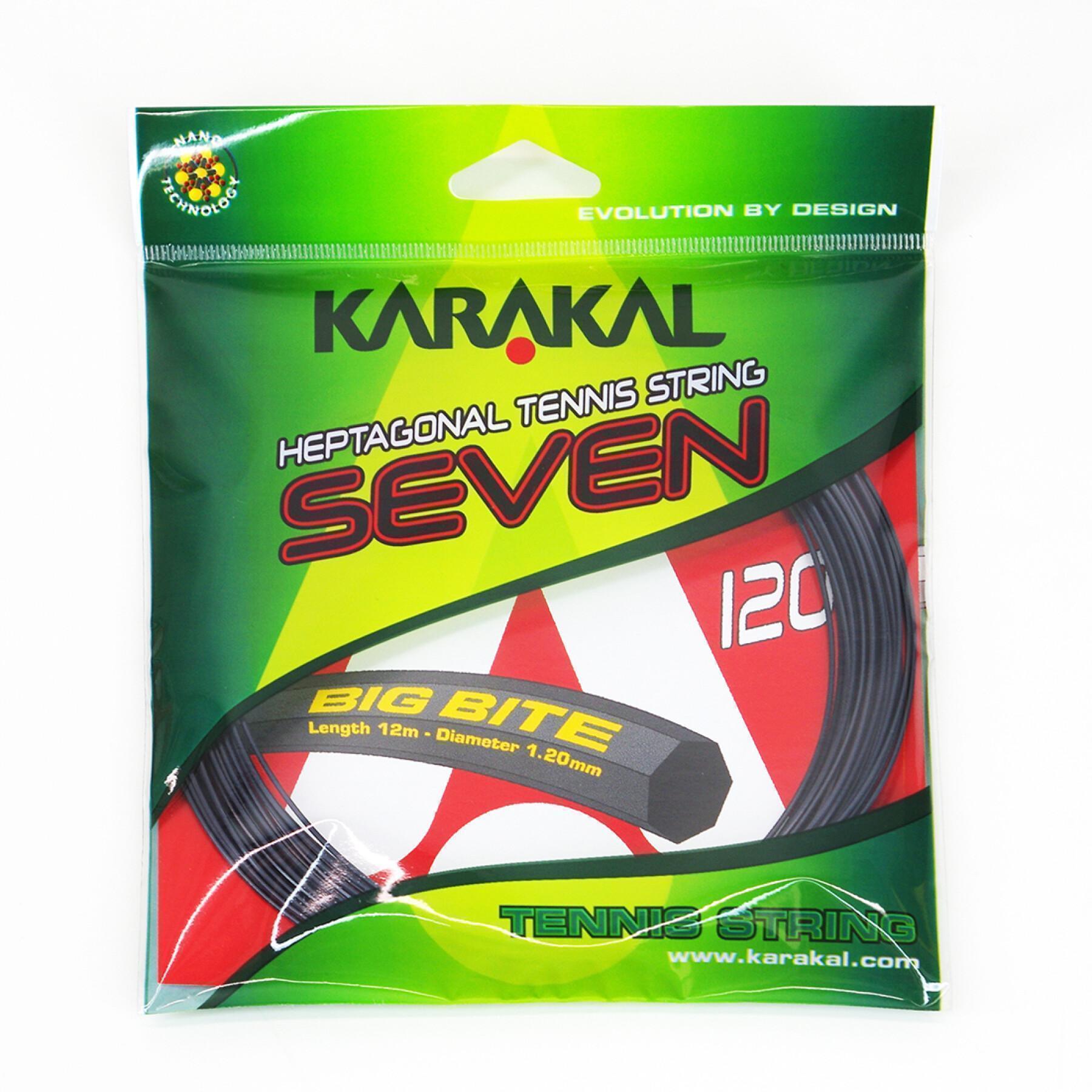 Cuerdas de tenis heptagonales Karakal Big Bite Seven