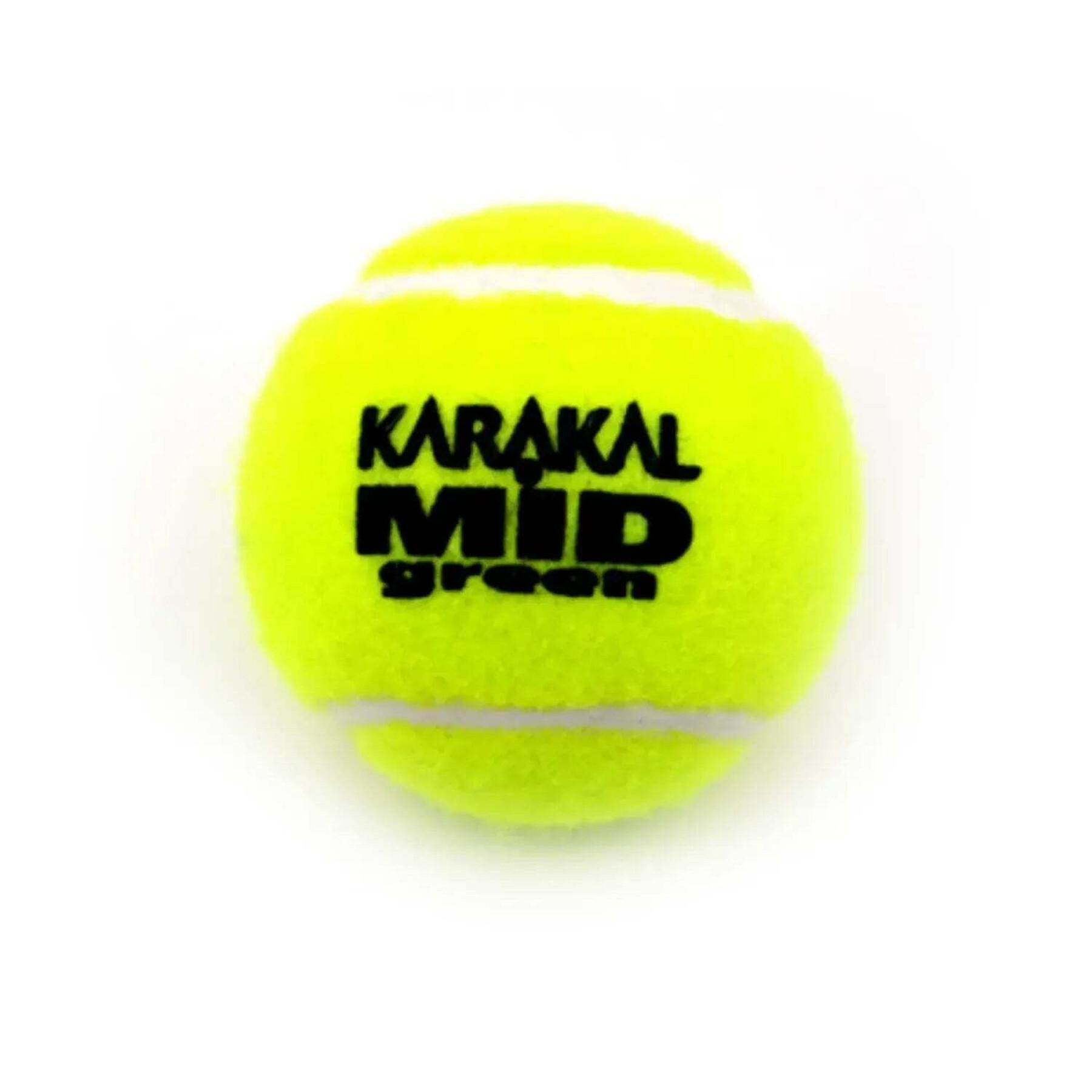 Juego de 12 pelotas de tenis para niños Karakal MID