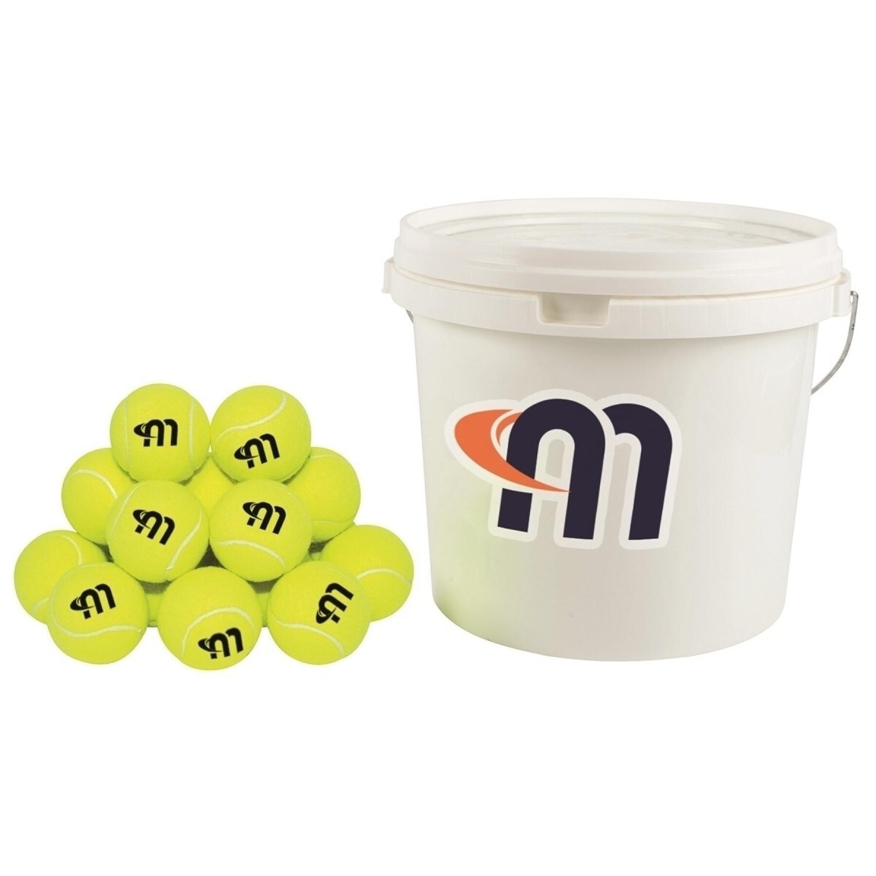 Cubo de 48 pelotas de tenis Megaform
