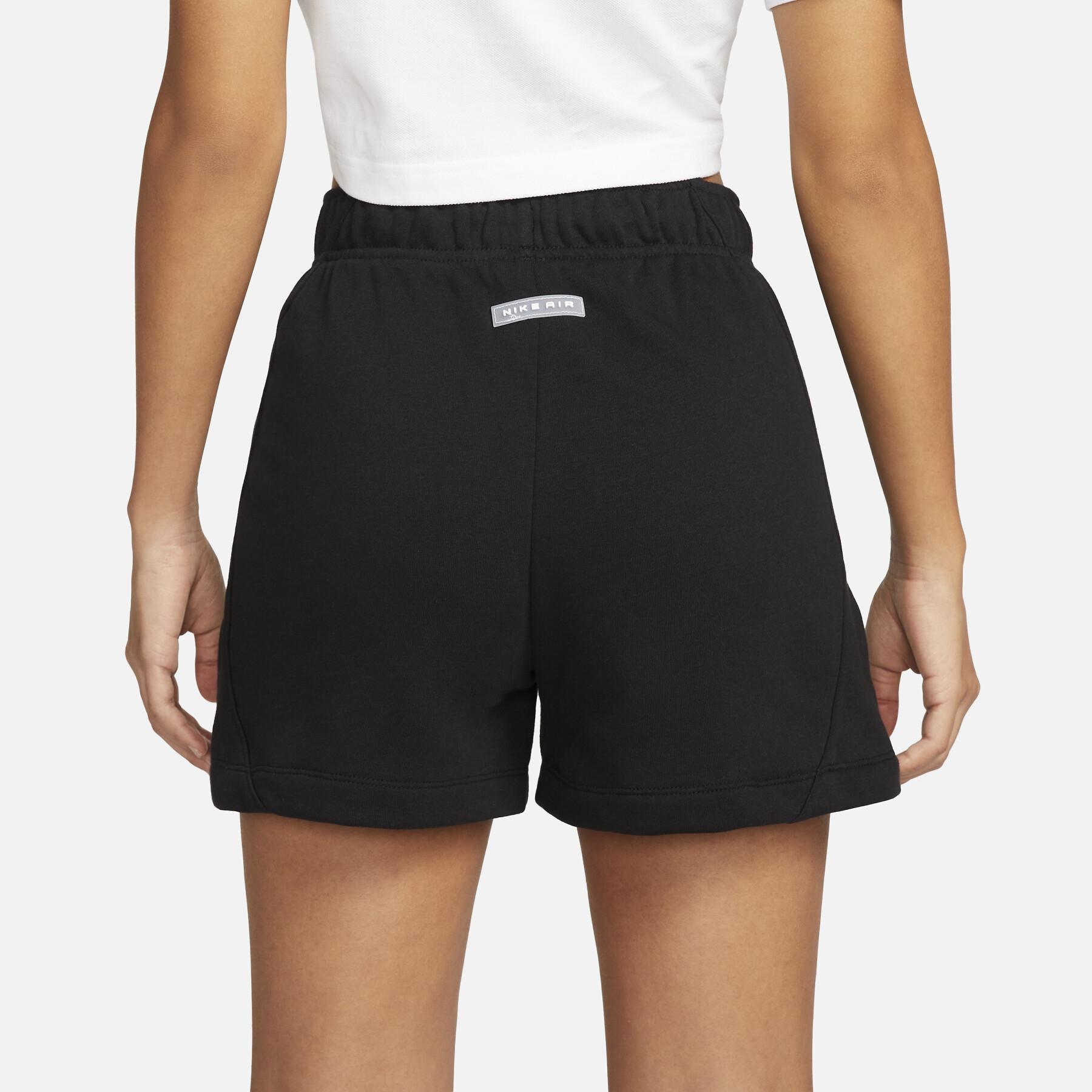 Pantalones cortos de mujer Nike Air Fleece Mid-Rise