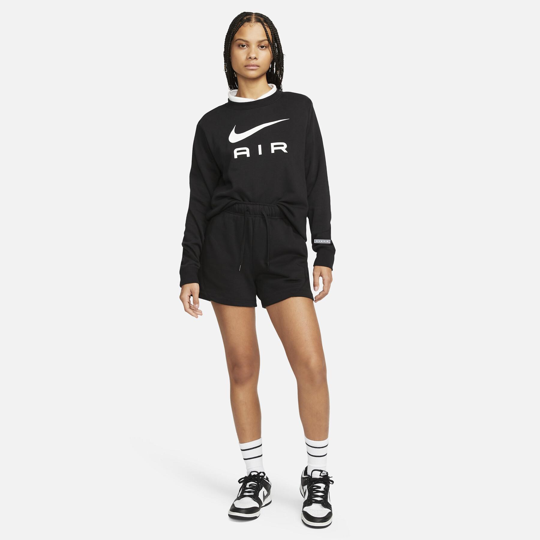 Pantalones cortos de mujer Nike Air Fleece Mid-Rise