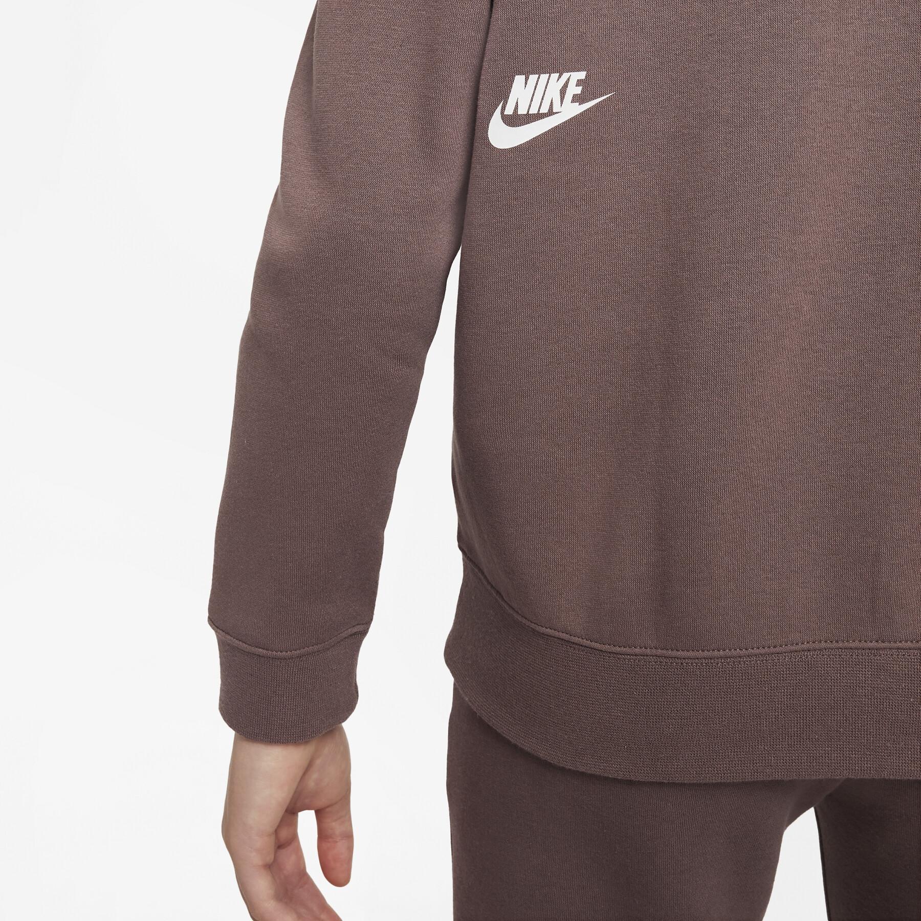 Sweatshirt sudadera con capucha de gran tamaño para niñas Nike
