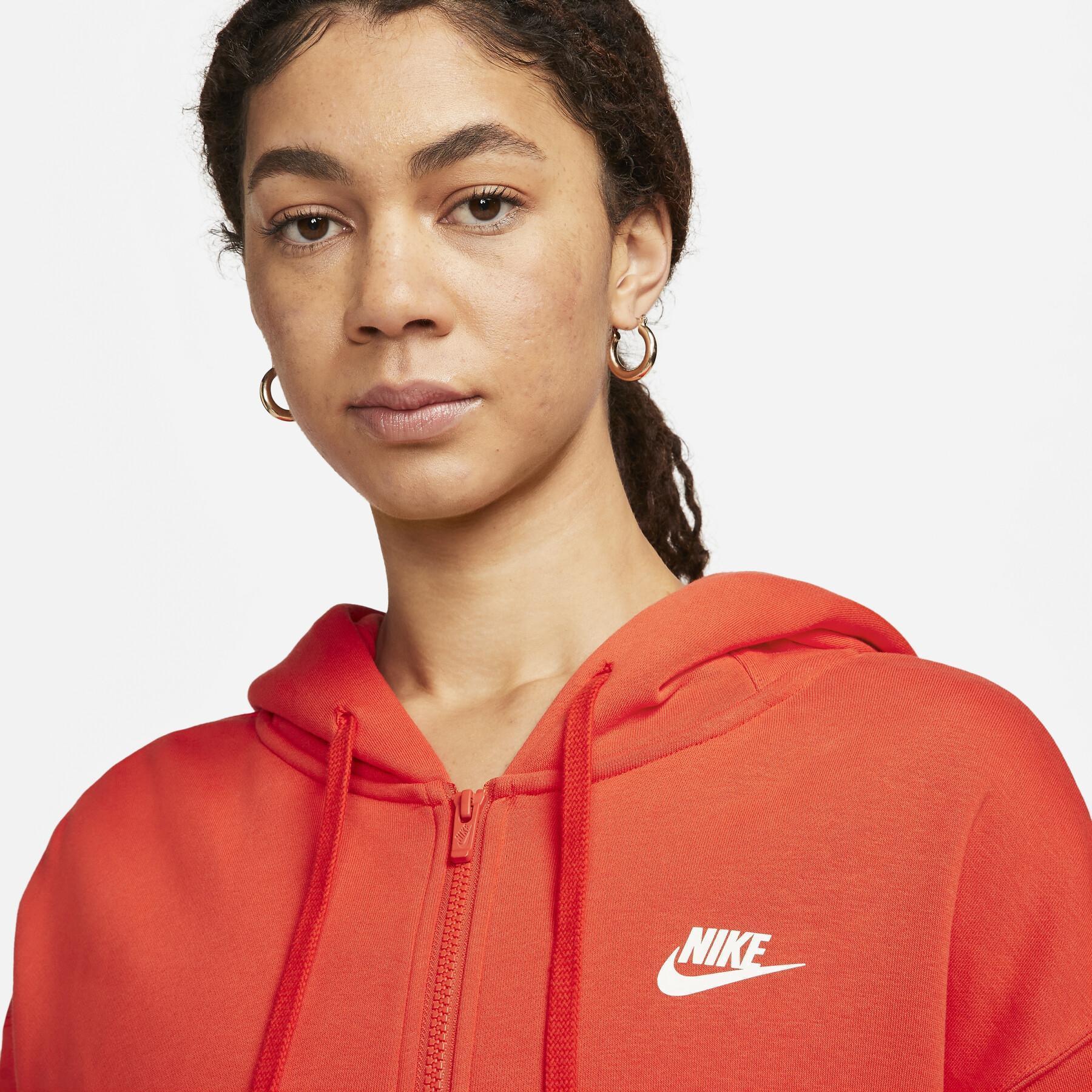 Sweatshirt sudadera con cremallera para mujer Nike Fleece DNC