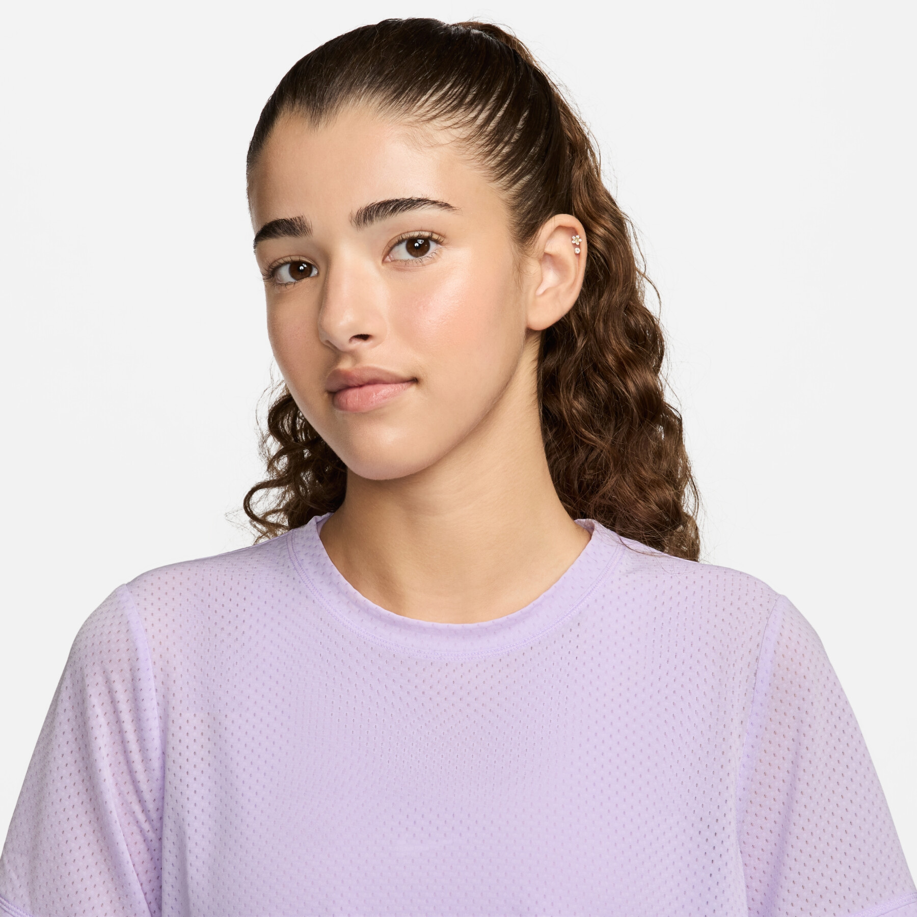 Camiseta cropped mujer Nike One Classic Breathable