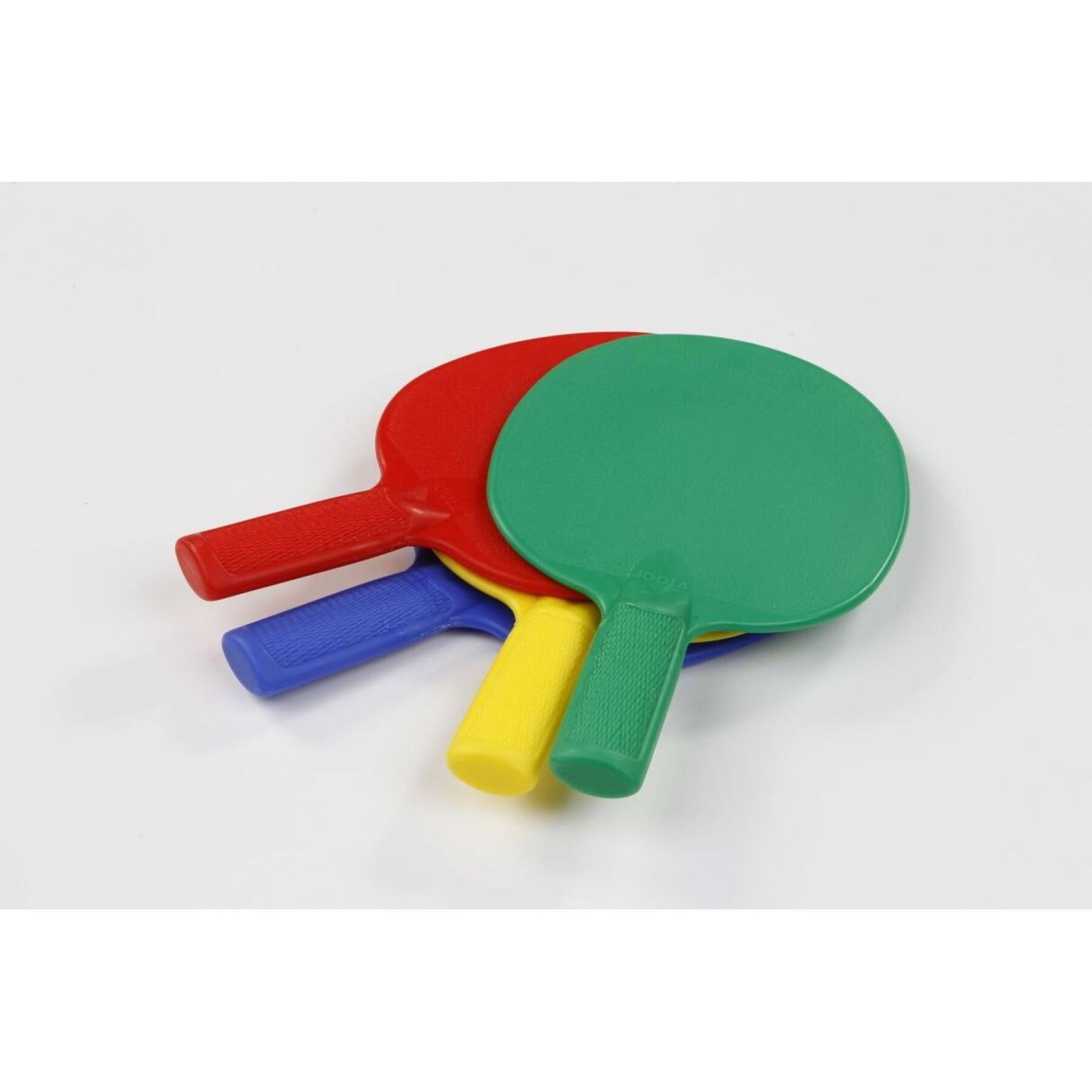 Juego de 4 raquetas de ping-pong para niños Tanga sports OUTDOOR