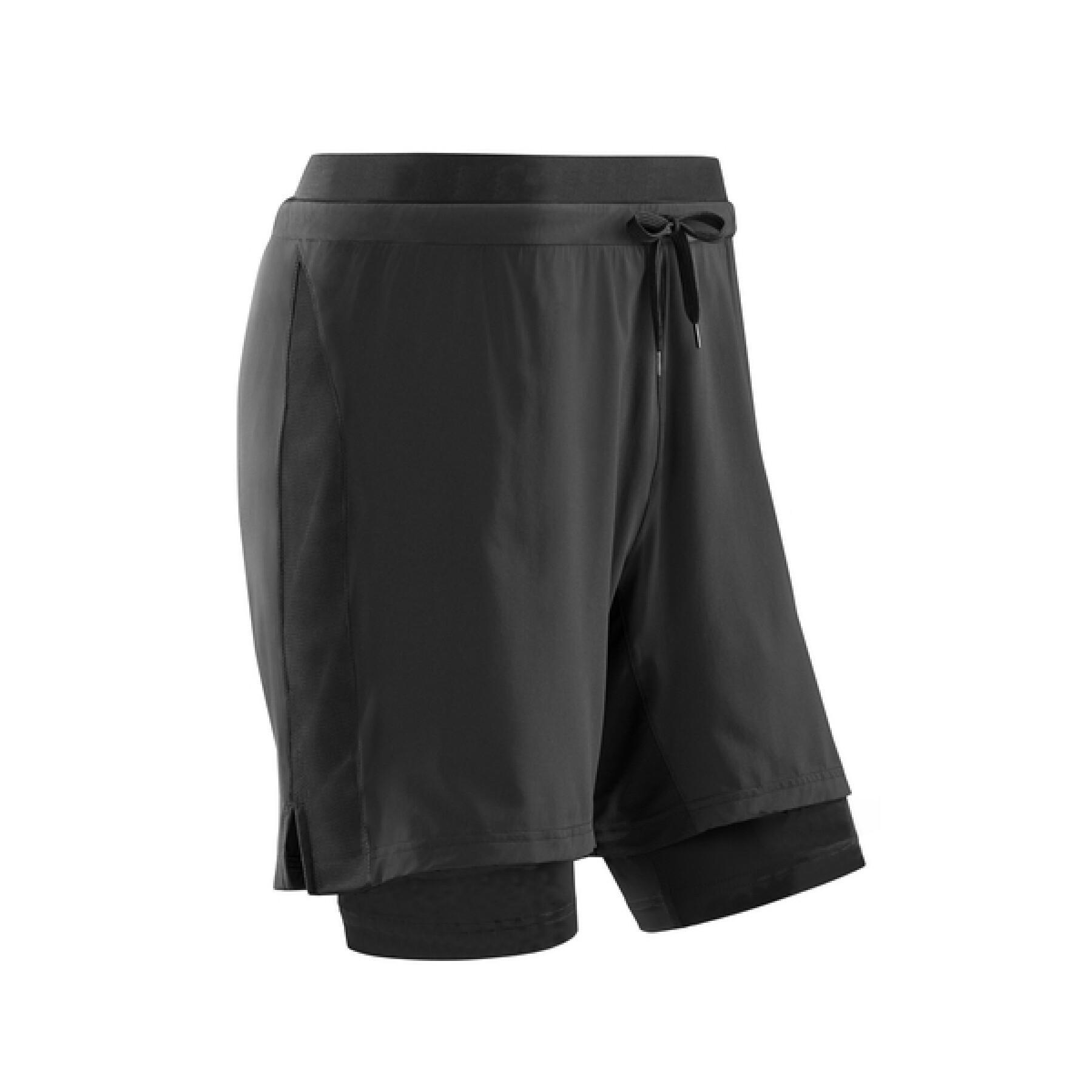 Pantalones cortos 2en1 CEP Compression Training