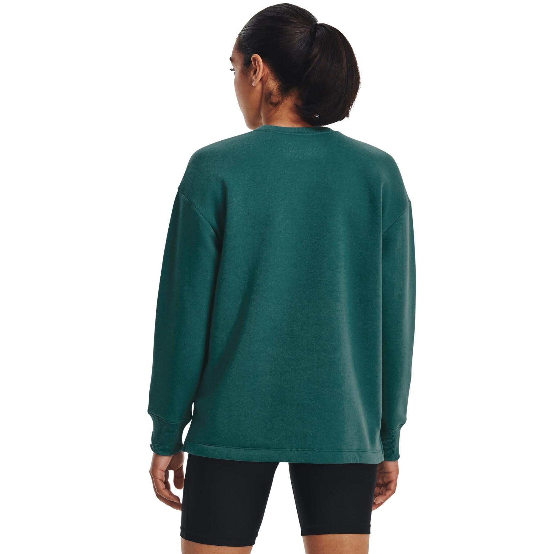 Sweatshirt cuello redondo oversize para mujer Under Armour Rival