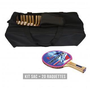 Kit de raquetas (bolsa + 20 raquetas) Sporti Shooter