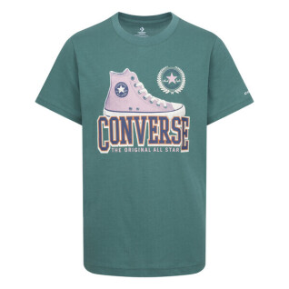 Camiseta infantil Converse Script Sneaker Gfx