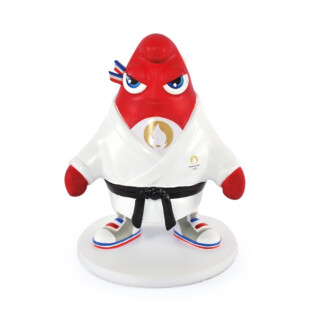 Postura de judo de la mascota olímpica Doudou & compagnie