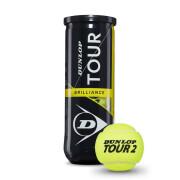 Juego de 3 pelotas de tenis Dunlop tour brilliance
