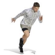 Chaqueta impermeable con estampado integral adidas Marathon