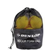 Juego de 12 pelotas de tenis Dunlop Indoor Foam
