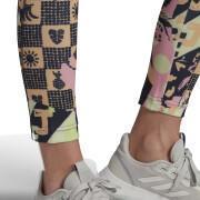 Leggings de mujer adidas Farm Print Feel Brilliant Aeroready
