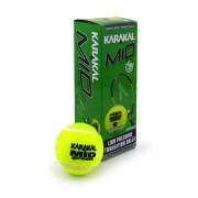 Juego de 3 pelotas de tenis para niños Karakal MID