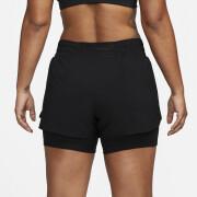 Pantalón corto 2 en 1 para mujer Nike One Dri-Fit MR 3 "