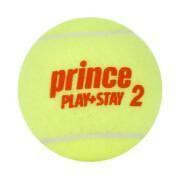 Tubo de 3 pelotas de tenis Prince Play & Stay - stage 2